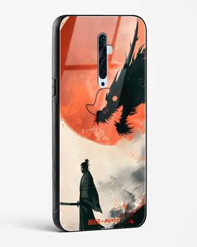 Dragon Samurai [BREATHE] Glass Case Phone Cover (Oppo)