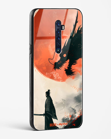 Dragon Samurai [BREATHE] Glass Case Phone Cover (Oppo)