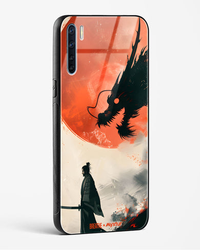 Dragon Samurai [BREATHE] Glass Case Phone Cover (Oppo)