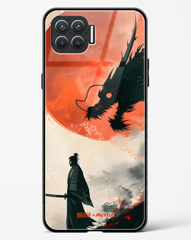 Dragon Samurai [BREATHE] Glass Case Phone Cover (Oppo)