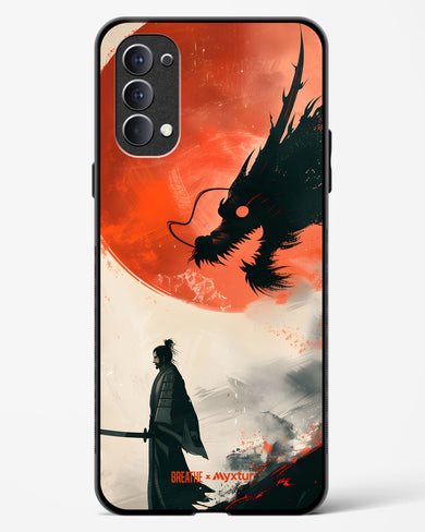 Dragon Samurai [BREATHE] Glass Case Phone Cover (Oppo)