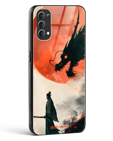 Dragon Samurai [BREATHE] Glass Case Phone Cover (Oppo)