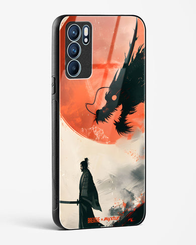 Dragon Samurai [BREATHE] Glass Case Phone Cover (Oppo)