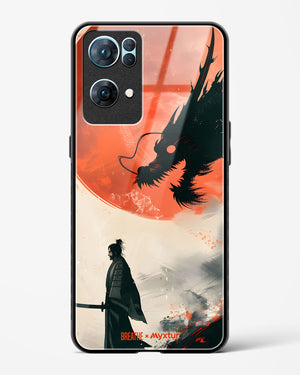 Dragon Samurai [BREATHE] Glass Case Phone Cover (Oppo)