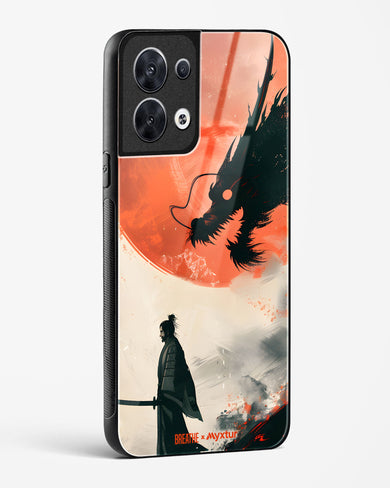 Dragon Samurai [BREATHE] Glass Case Phone Cover (Oppo)