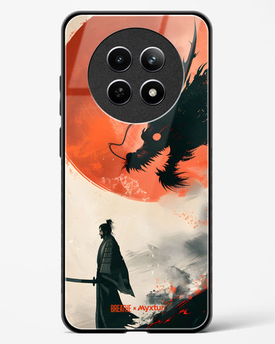 Dragon Samurai [BREATHE] Glass Case Phone Cover (Realme)