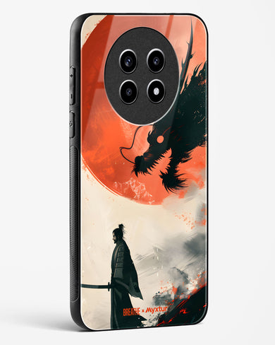 Dragon Samurai [BREATHE] Glass Case Phone Cover (Realme)