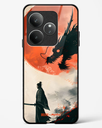 Dragon Samurai [BREATHE] Glass Case Phone Cover (Realme)