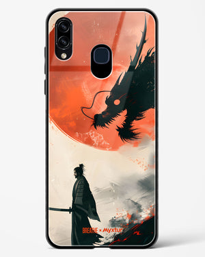 Dragon Samurai [BREATHE] Glass Case Phone Cover (Samsung)