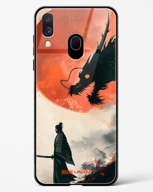 Dragon Samurai [BREATHE] Glass Case Phone Cover (Samsung)