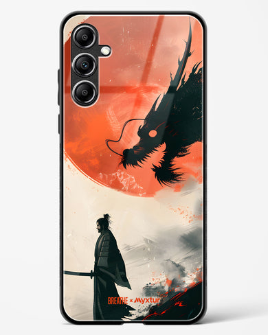 Dragon Samurai [BREATHE] Glass Case Phone Cover (Samsung)