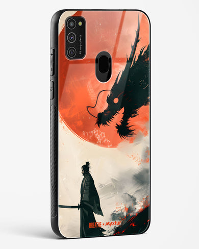 Dragon Samurai [BREATHE] Glass Case Phone Cover (Samsung)