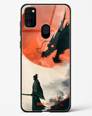 Dragon Samurai [BREATHE] Glass Case Phone Cover (Samsung)