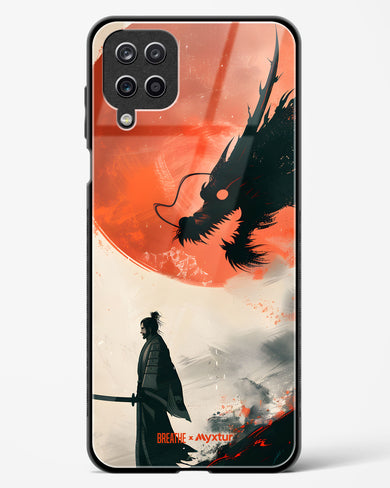 Dragon Samurai [BREATHE] Glass Case Phone Cover (Samsung)