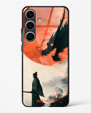 Dragon Samurai [BREATHE] Glass Case Phone Cover (Samsung)