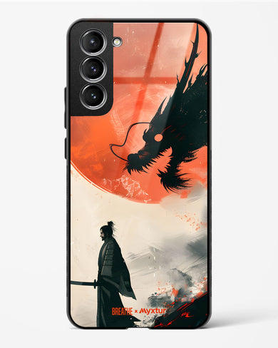 Dragon Samurai [BREATHE] Glass Case Phone Cover (Samsung)