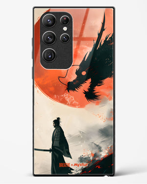 Dragon Samurai [BREATHE] Glass Case Phone Cover (Samsung)