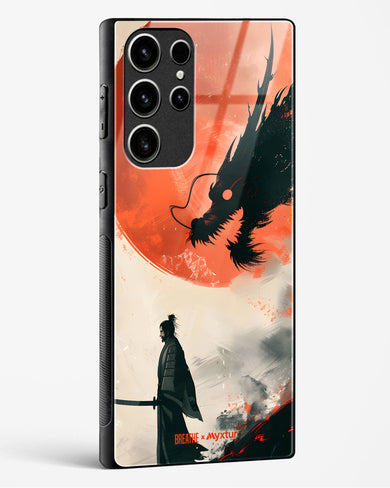 Dragon Samurai [BREATHE] Glass Case Phone Cover (Samsung)