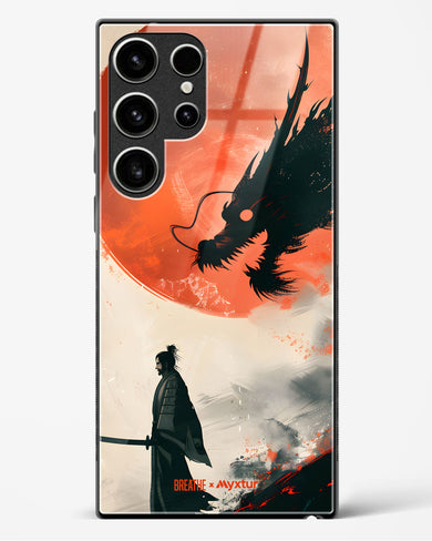 Dragon Samurai [BREATHE] Glass Case Phone Cover (Samsung)