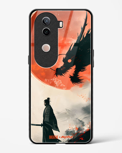 Dragon Samurai [BREATHE] Glass Case Phone Cover (Vivo)