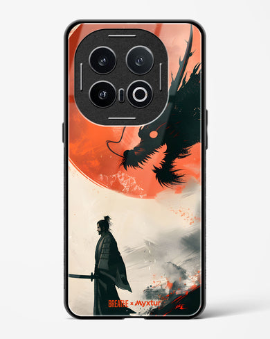 Dragon Samurai [BREATHE] Glass Case Phone Cover (Vivo)