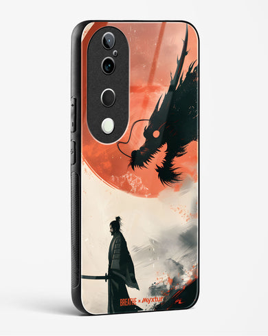 Dragon Samurai [BREATHE] Glass Case Phone Cover (Vivo)