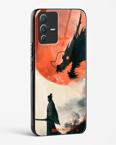 Dragon Samurai [BREATHE] Glass Case Phone Cover (Vivo)