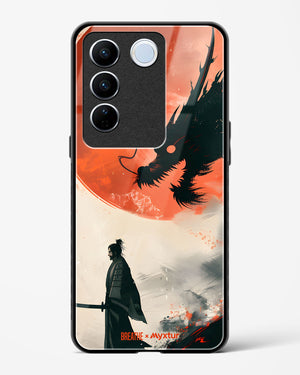 Dragon Samurai [BREATHE] Glass Case Phone Cover (Vivo)