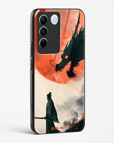 Dragon Samurai [BREATHE] Glass Case Phone Cover (Vivo)