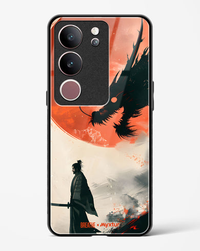 Dragon Samurai [BREATHE] Glass Case Phone Cover (Vivo)