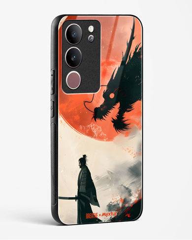 Dragon Samurai [BREATHE] Glass Case Phone Cover (Vivo)