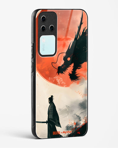 Dragon Samurai [BREATHE] Glass Case Phone Cover (Vivo)