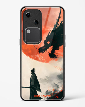 Dragon Samurai [BREATHE] Glass Case Phone Cover (Vivo)