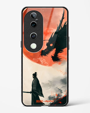 Dragon Samurai [BREATHE] Glass Case Phone Cover (Vivo)