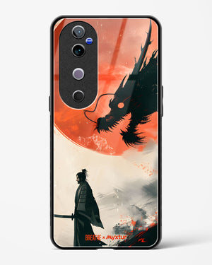 Dragon Samurai [BREATHE] Glass Case Phone Cover (Vivo)