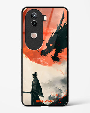 Dragon Samurai [BREATHE] Glass Case Phone Cover (Vivo)