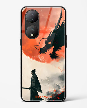 Dragon Samurai [BREATHE] Glass Case Phone Cover (Vivo)
