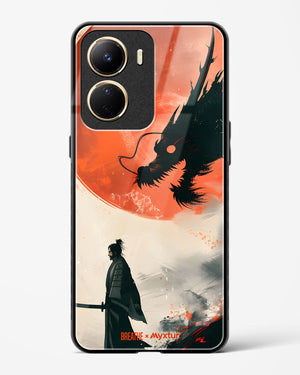 Dragon Samurai [BREATHE] Glass Case Phone Cover (Vivo)