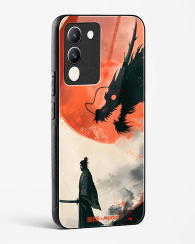 Dragon Samurai [BREATHE] Glass Case Phone Cover (Vivo)