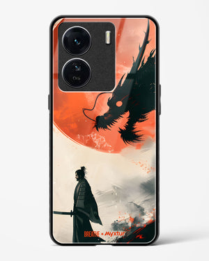 Dragon Samurai [BREATHE] Glass Case Phone Cover (Vivo)