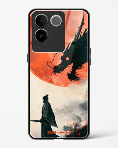 Dragon Samurai [BREATHE] Glass Case Phone Cover (Vivo)