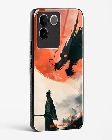 Dragon Samurai [BREATHE] Glass Case Phone Cover (Vivo)