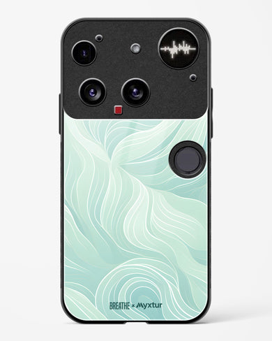 Fluidic Air Currents [BREATHE] Glass Case Phone Cover (Nothing)