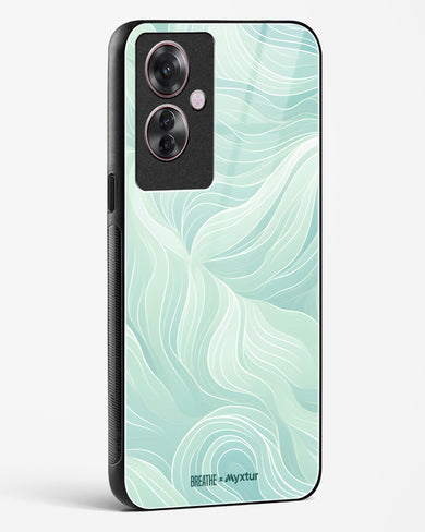 Fluidic Air Currents [BREATHE] Glass Case Phone Cover (Oppo)