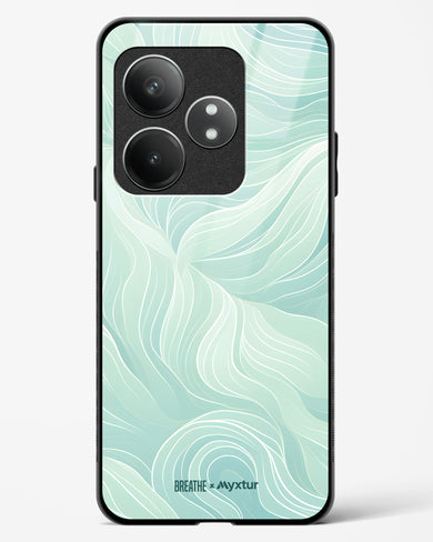 Fluidic Air Currents [BREATHE] Glass Case Phone Cover (Realme)
