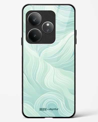 Fluidic Air Currents [BREATHE] Glass Case Phone Cover (Realme)