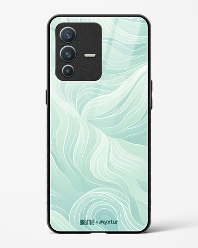 Fluidic Air Currents [BREATHE] Glass Case Phone Cover (Vivo)