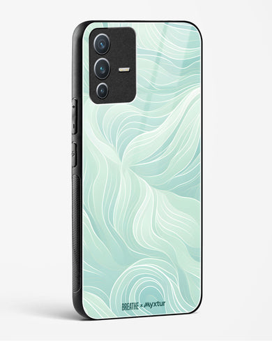 Fluidic Air Currents [BREATHE] Glass Case Phone Cover (Vivo)