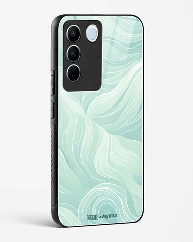 Fluidic Air Currents [BREATHE] Glass Case Phone Cover (Vivo)