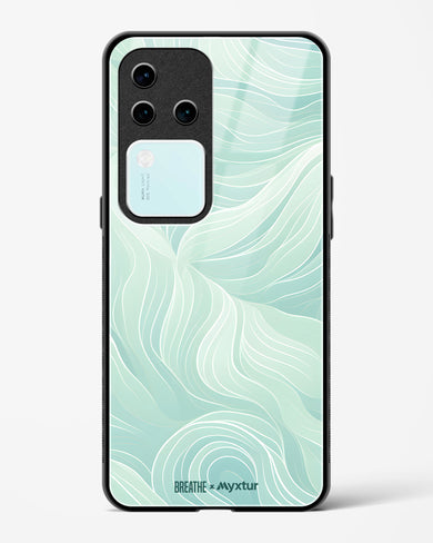Fluidic Air Currents [BREATHE] Glass Case Phone Cover (Vivo)